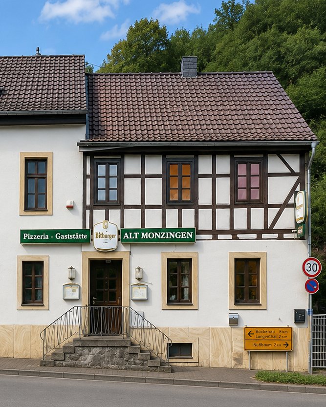 Fachwerk-Detail am Alt Monzingen
